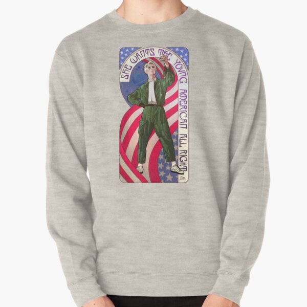 David Bowie Art Nouveau : Young Americans Pullover Sweatshirt
