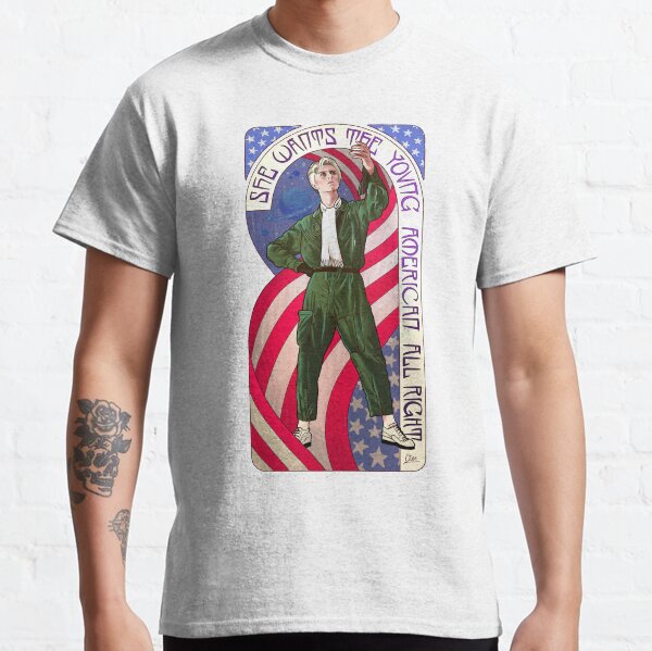 David Bowie Art Nouveau : Young Americans Classic T-Shirt
