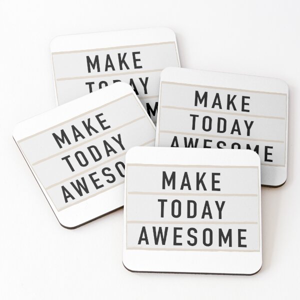 Item preview, “Make Today Awesome” - Light Board Box Quote designed and sold by alainakozyart.