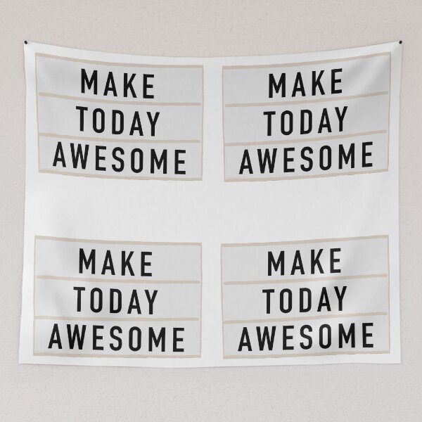 Item preview, “Make Today Awesome” - Light Board Box Quote designed and sold by alainakozyart.