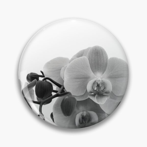 Item preview, Orchids Black & White designed and sold by Elenia Design.