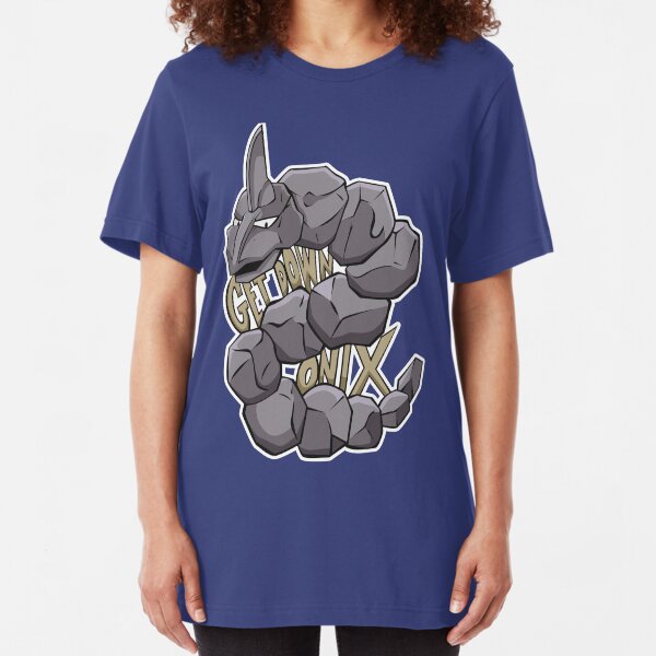 PokéPun - 'Get Down Onix' Slim Fit T-Shirt