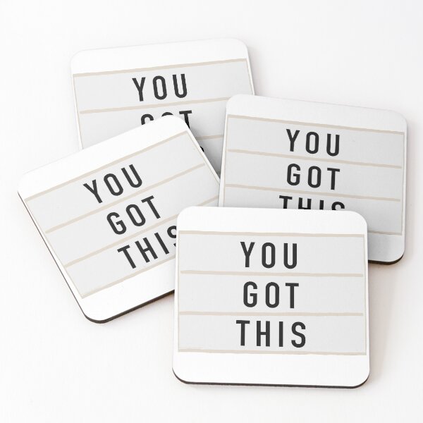 Item preview, “You Got This” - Light Board Box Quote designed and sold by alainakozyart.