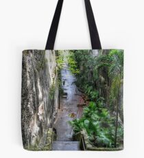 Historical Places of Nassau, The Bahamas: The Queen's Staircase Tote Bag