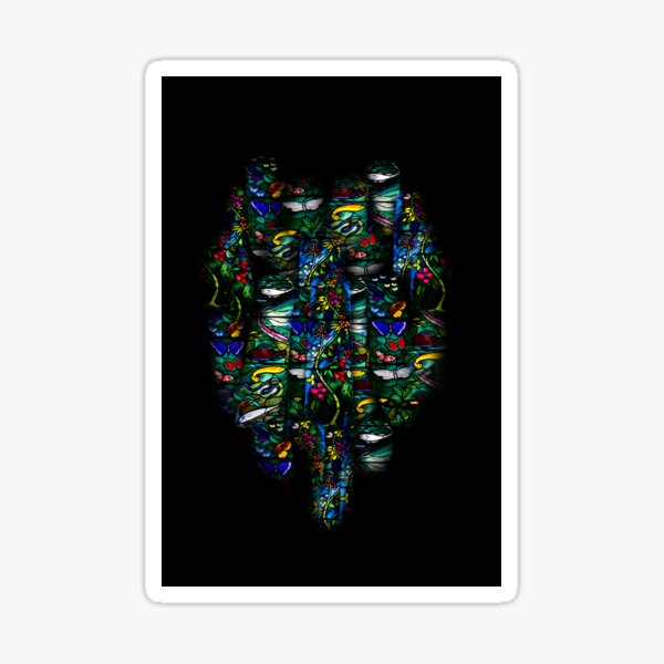 stained glass 2 Sticker
