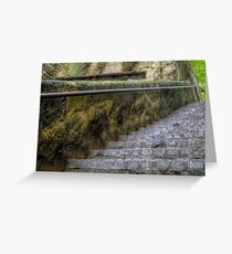 Historical Places of Nassau, The Bahamas: The Queen's Staircase Greeting Card