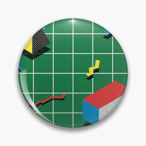 Item preview, geometric grid with objects designed and sold by asymmetrickid.