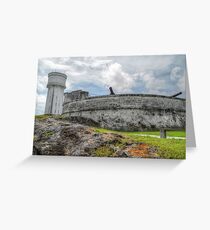 Historical Places of Nassau, The Bahamas: Fort Fincastle & The Water Tower Greeting Card