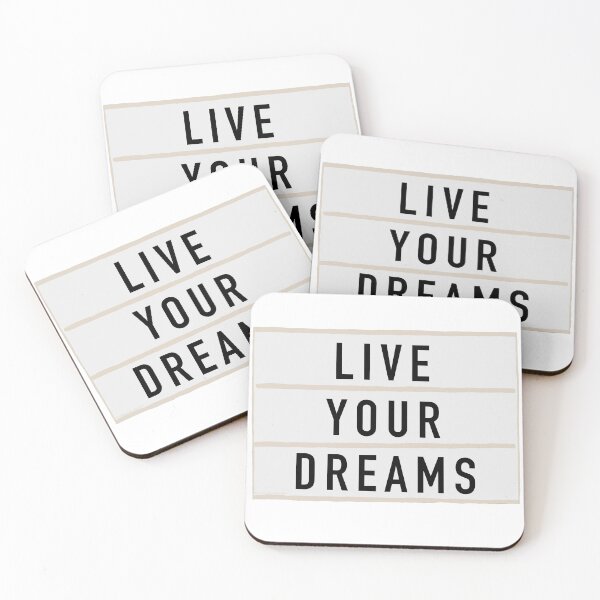Item preview, “Live Your Dreams” - Light Board Box Quote designed and sold by alainakozyart.