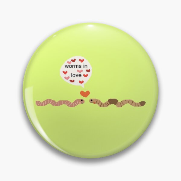 Item preview, worms in love designed and sold by 2maie.