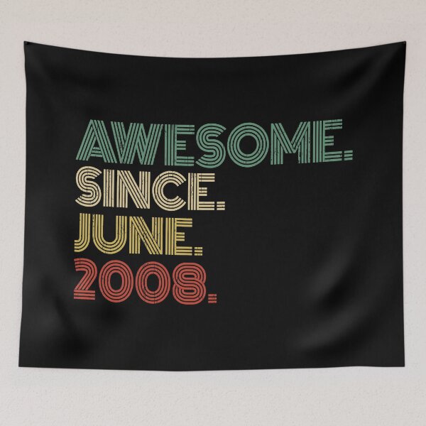 Item preview, Impresionante desde junio de 2008 12º regalo de cumpleaños 12 años Vintage junio de 2008 designed and sold by nana1099.
