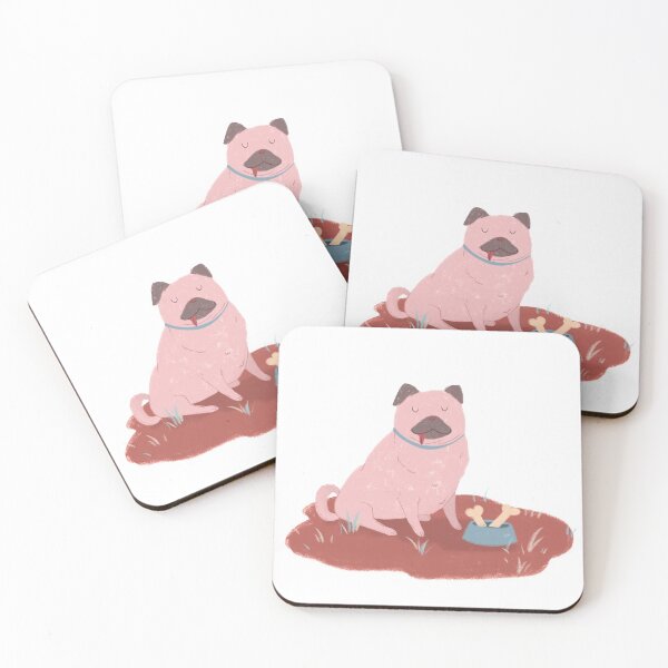 Item preview, Hungry little pug designed and sold by Veeramanda.