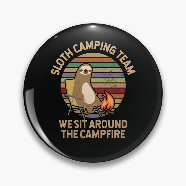Item preview, Sloth Camping Team designed and sold by EstelleStar.