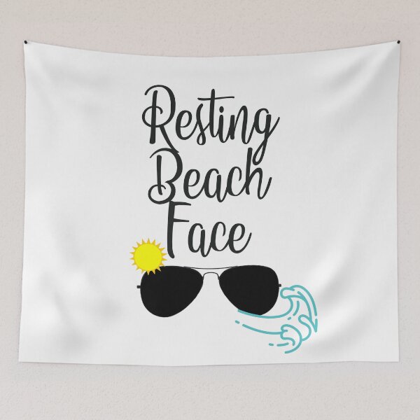 Item preview, resting beach face designed and sold by remfriedd.
