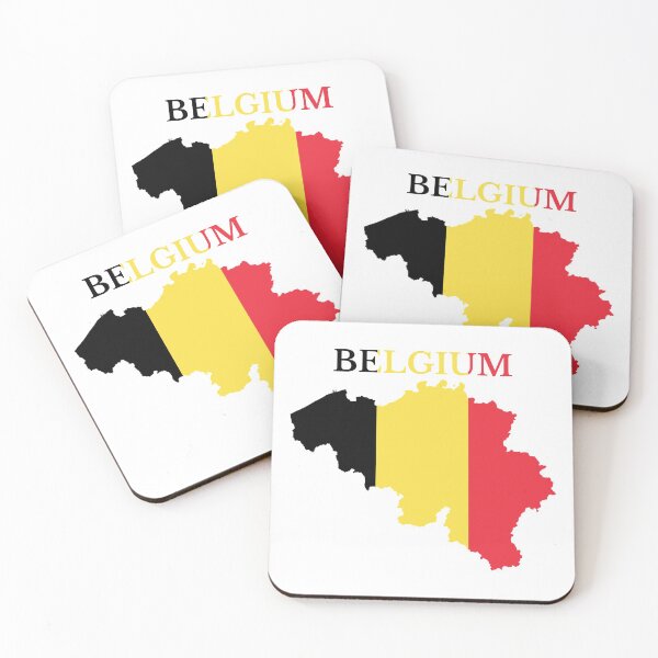 Item preview, Belgium flag map designed and sold by marosharaf.
