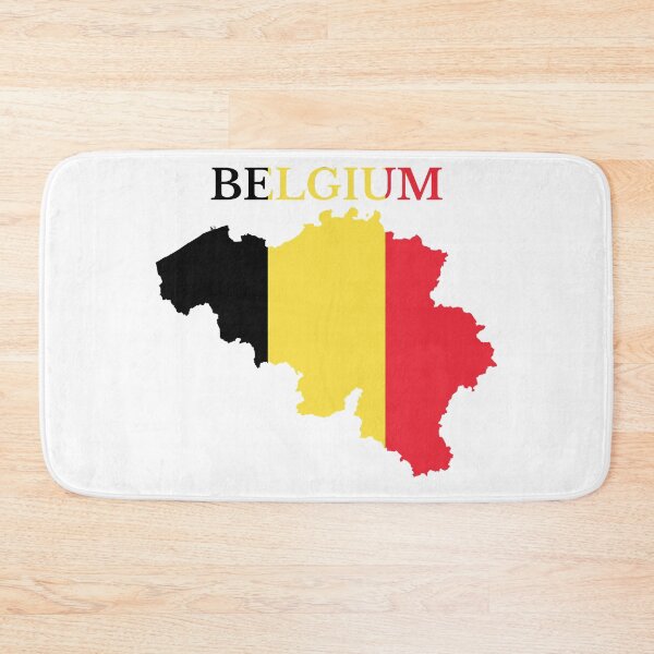 Item preview, Belgium flag map designed and sold by marosharaf.