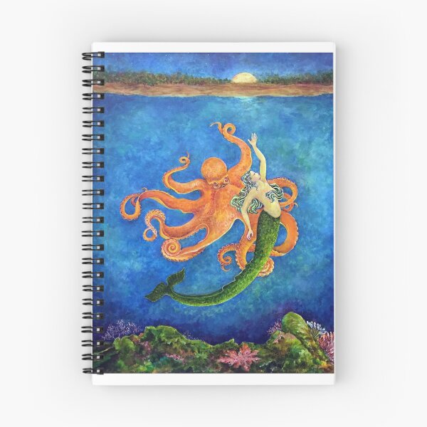 Item preview, Moon Dance (Mermaid and Octopus) designed and sold by Phyllis Moser.