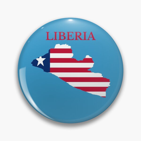 Item preview, Liberia Map flag designed and sold by marosharaf.