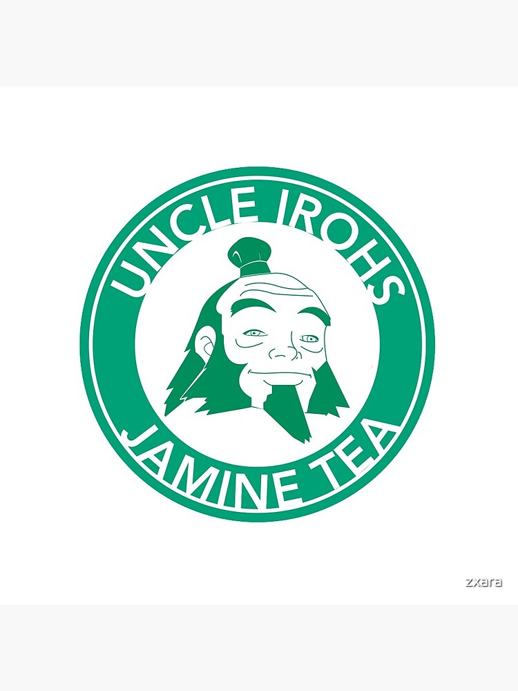 "uncle iroh's jasmine tea" Pin for Sale by zxara Redbubble