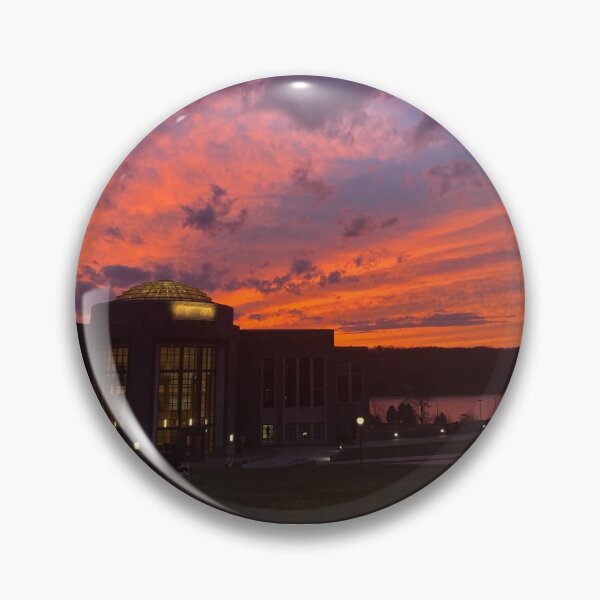 Sunset on the Marist Horizon Pin