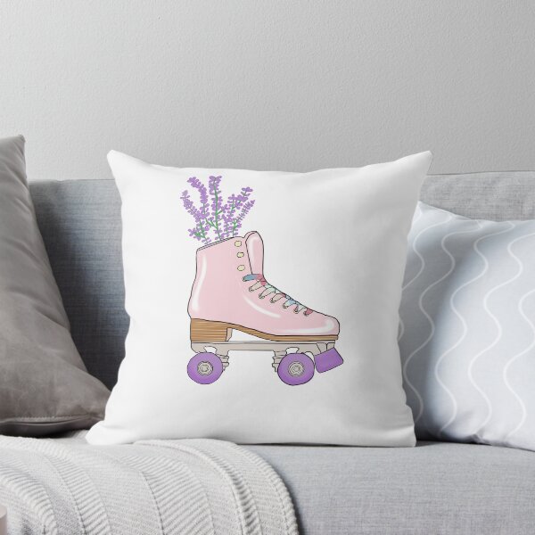 Item preview, Aesthetic pink lavender pastel roller skate designed and sold by prins3z.