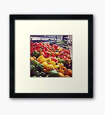 Peppers Framed Print