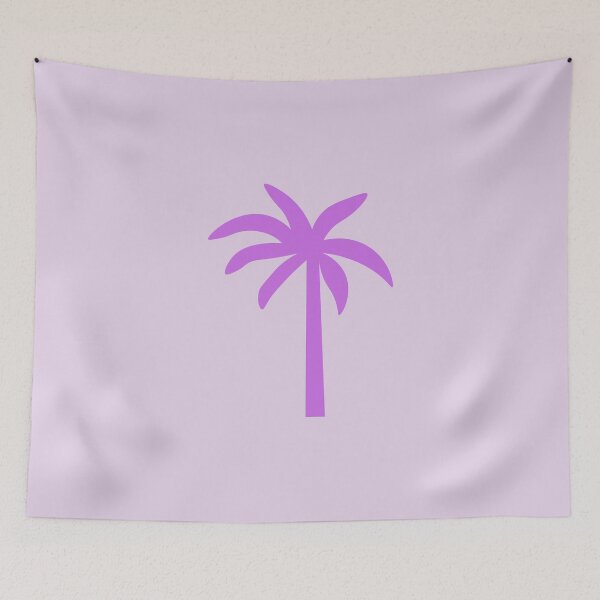 Aperçu de l'œuvre Purple Palm Tree créée et vendue par VLASHOP.