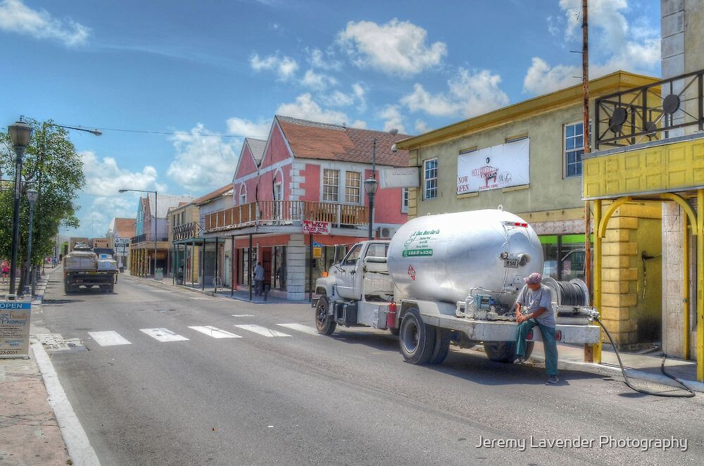 "Gas delivery in Bay Street Downtown Nassau, The Bahamas" by Jeremy