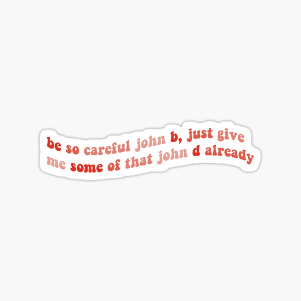 "JJ Quote" Sticker for Sale by virginianash Redbubble