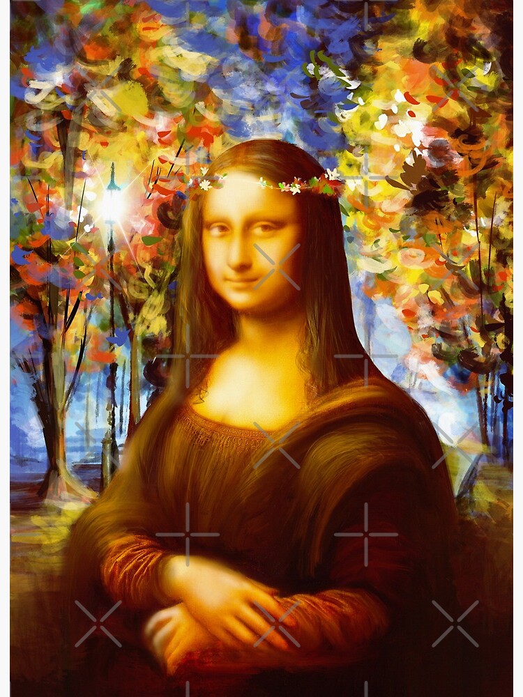 Monalisa Picture Art Board Print for Sale by arts-store