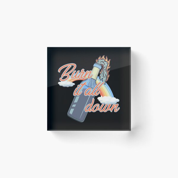Item preview, Burn It All Down Protest and Fight designed and sold by ROBO MEGA.