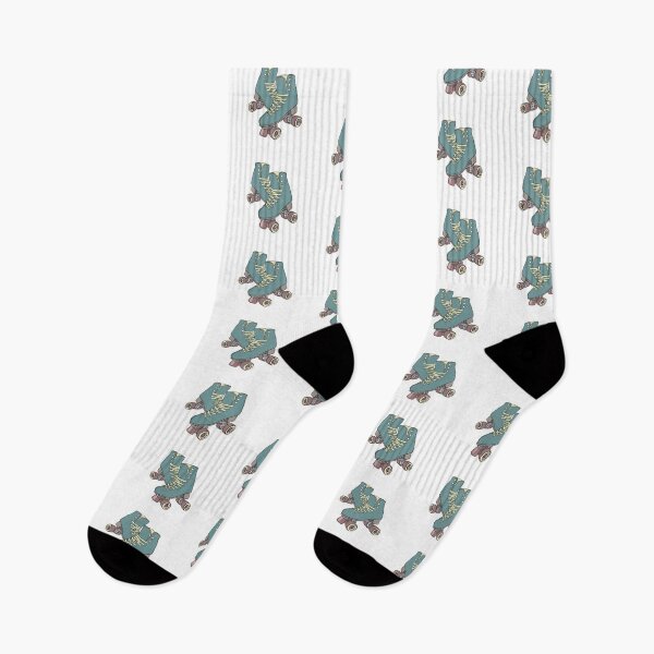 Item preview, turquoise roller skates designed and sold by caitlinyackley.