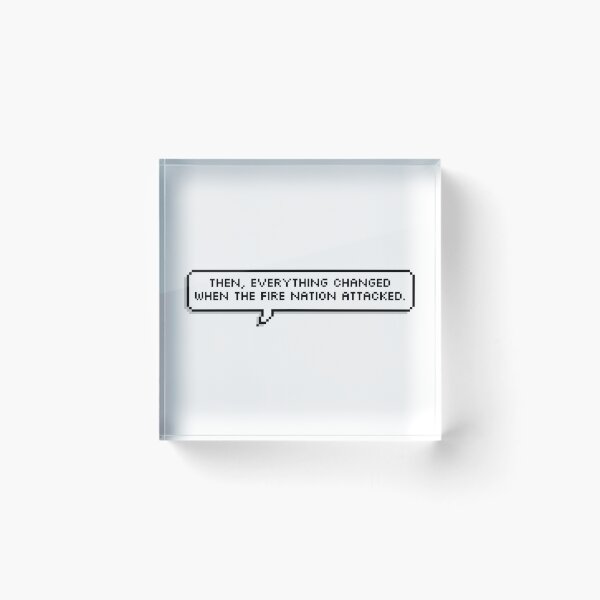 Item preview, Nation Attacked Pixel Speech Bubble designed and sold by Lemon  Merch.