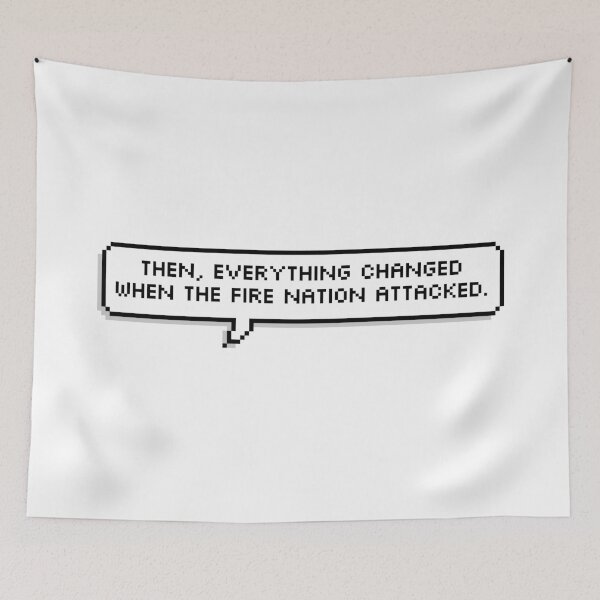 Item preview, Nation Attacked Pixel Speech Bubble designed and sold by Lemon  Merch.