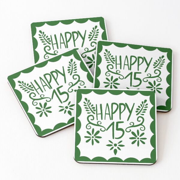 Item preview, happy 15 HAPPY 15 GREETING  designed and sold by ALINNAN789.