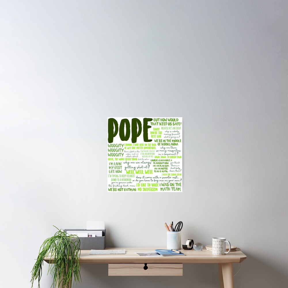 "Pope Outer Banks Quotes" Poster for Sale by mutualletters Redbubble