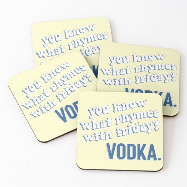 Item preview, What Rhymes With Friday? VODKA. designed and sold by liranm.