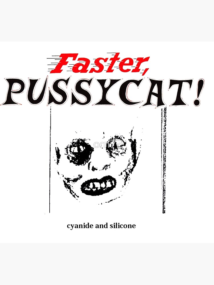 Most Relevan Art Faster Pussycat 99name Poster By Orn72 Redbubble