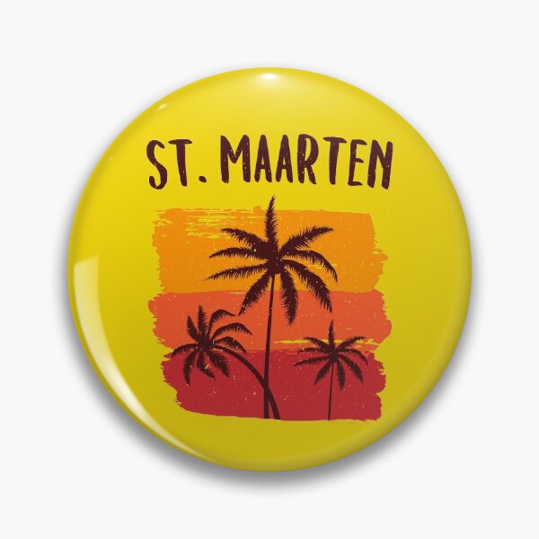 Item preview, St. Maarten Retro Vacation Souvenir designed and sold by Delightfully Cynical.