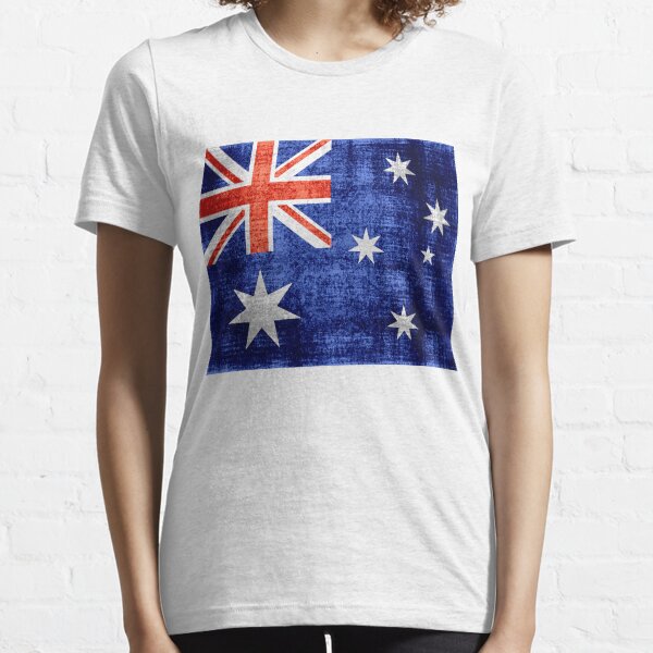 AUSTRALIA GRUNGE FLAG KIDS T-SHIRT TEE TOP AUSTRALIAN SHIRT FOOTBALL JERSEY GIFT 