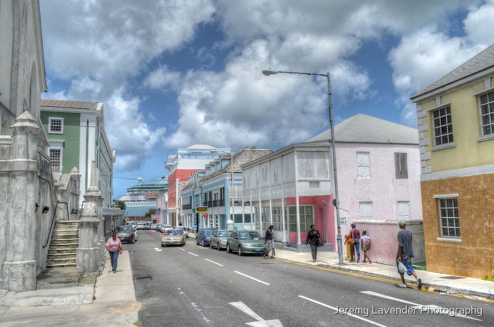 "Market Street in Downtown Nassau, The Bahamas" by Jeremy Lavender