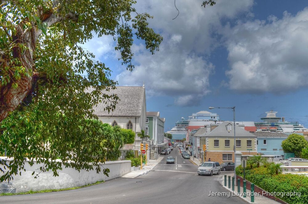 Shirley Street And Market Street In Downtown Nassau The Bahamas By Jeremy Lavender 5033