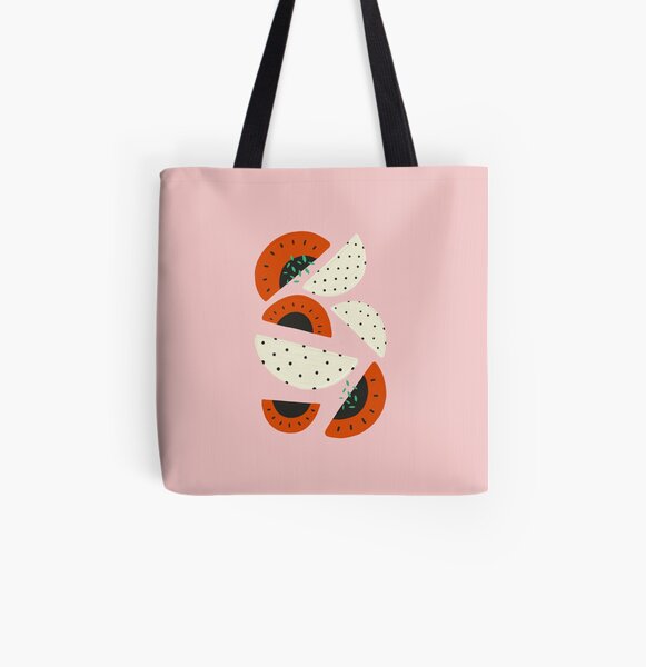 Abstract watermelon All Over Print Tote Bag