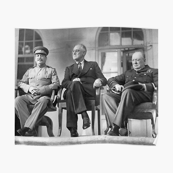 Stalin, Churchill, Roosevelt Poster
