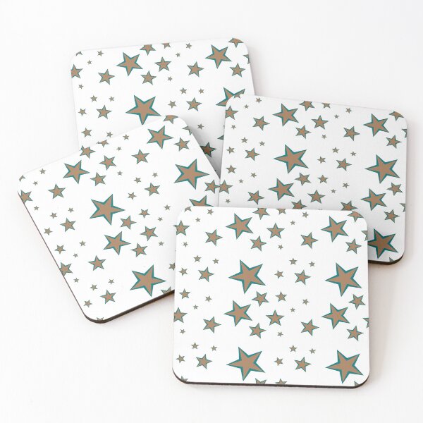 Item preview, Coastal Carolina University Groovy Teal/Bronze Mini Stars designed and sold by krh327.