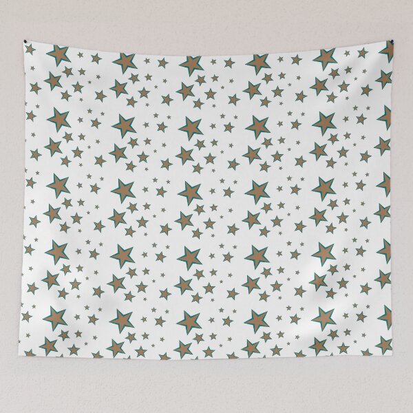 Item preview, Coastal Carolina University Groovy Teal/Bronze Mini Stars designed and sold by krh327.