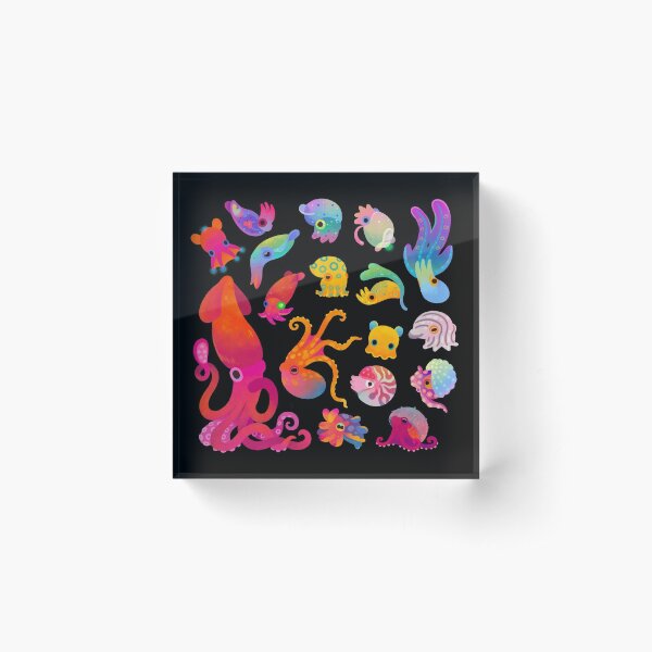 Cephalopod Acrylic Block