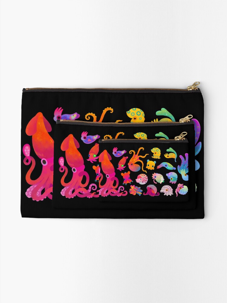 Alternate view of Cephalopod Zipper Pouch