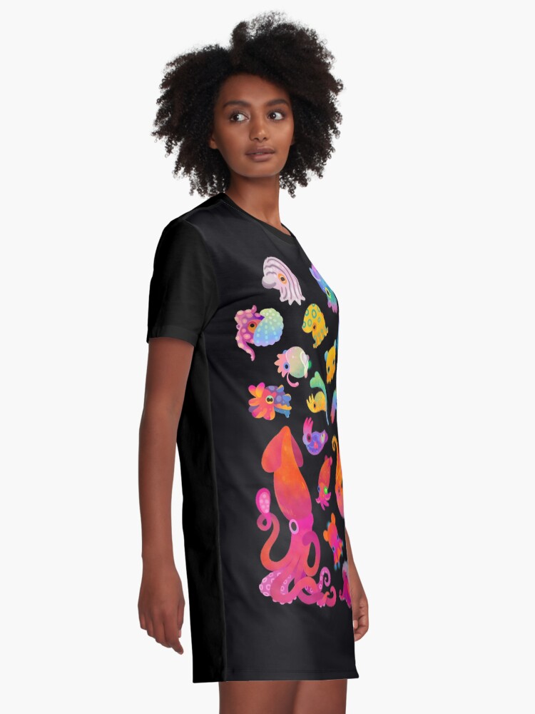 Alternate view of Cephalopod Graphic T-Shirt Dress