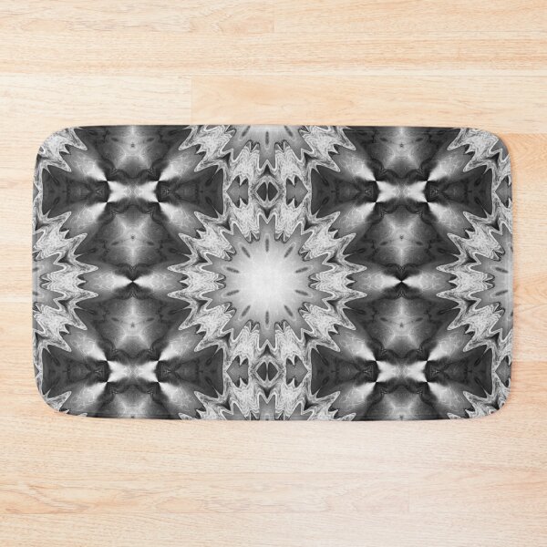 Item preview, Black And White Digital Kaleidoscope Design 1 designed and sold by 104paul.